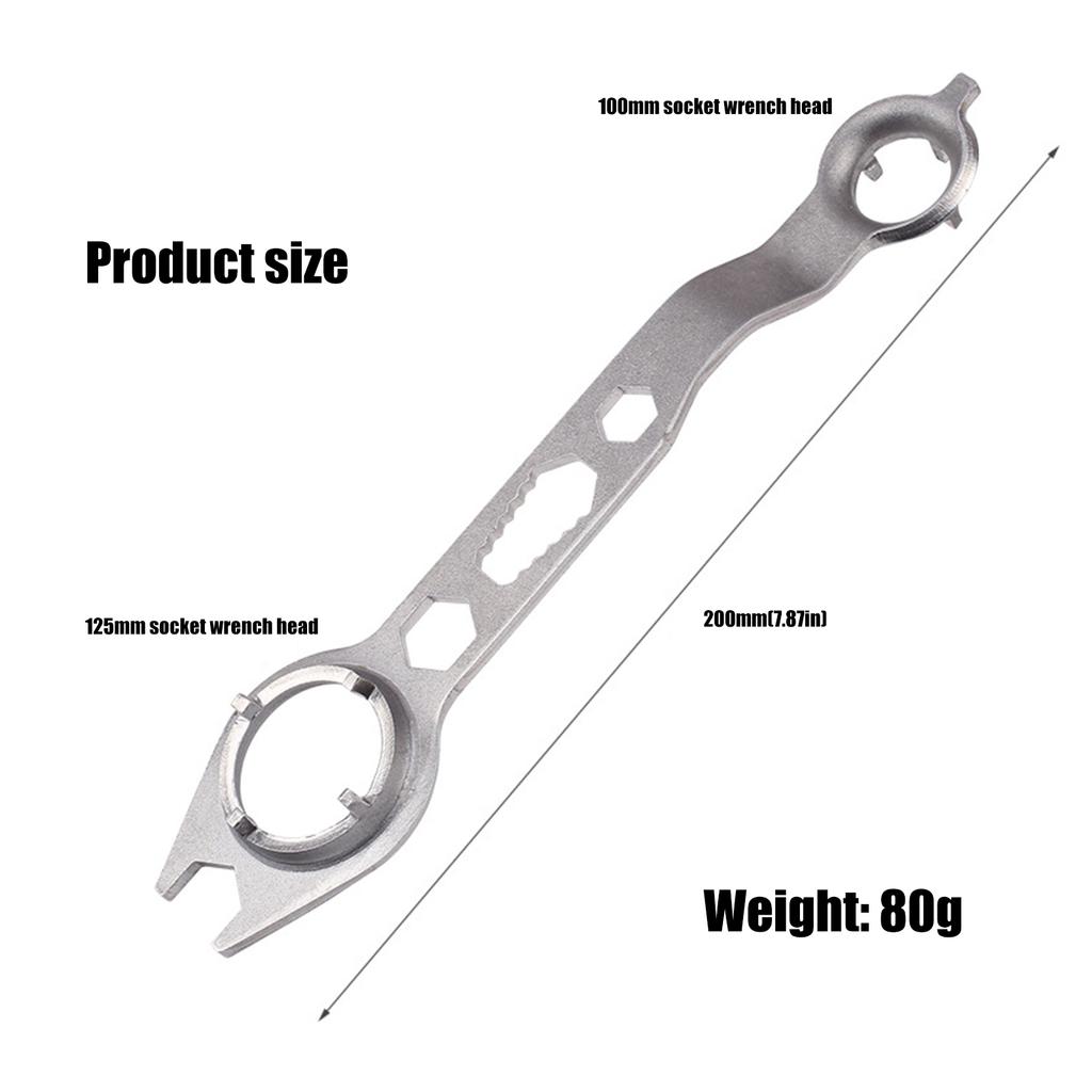 Angle Grinder Spanner Wrench 4 Claw Double Head Wrench Professional Maintenance Accessories Disassembly Tool For Machine