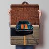 Classic Blue Muscle Car Tin Plaque Poster Customized Wall Art Retro Vintage Metal Signs for Room Modern Home Decoration Luxury