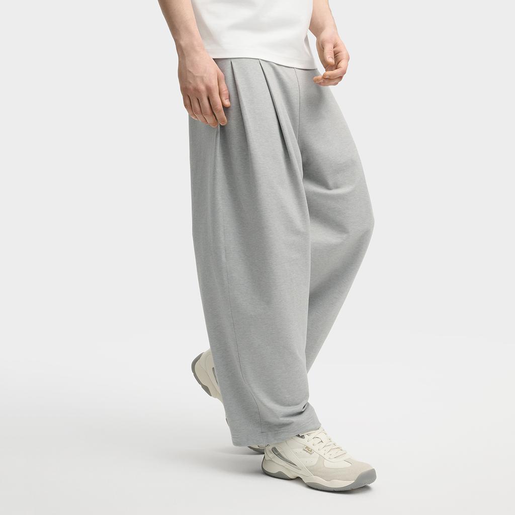 Fila Серия Milano Модные Повседневные Ретро Базовые Текстурные Приятные к коже Простые Удобные Универсальные Вязаные Спортивные Штаны Мужские низы F11M535601F-MG
