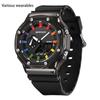 New Transparent Electronic Watch Multifunctional Fashionable Korean Men's Watch Diving Watch Alarm Clock Shockproof Watch