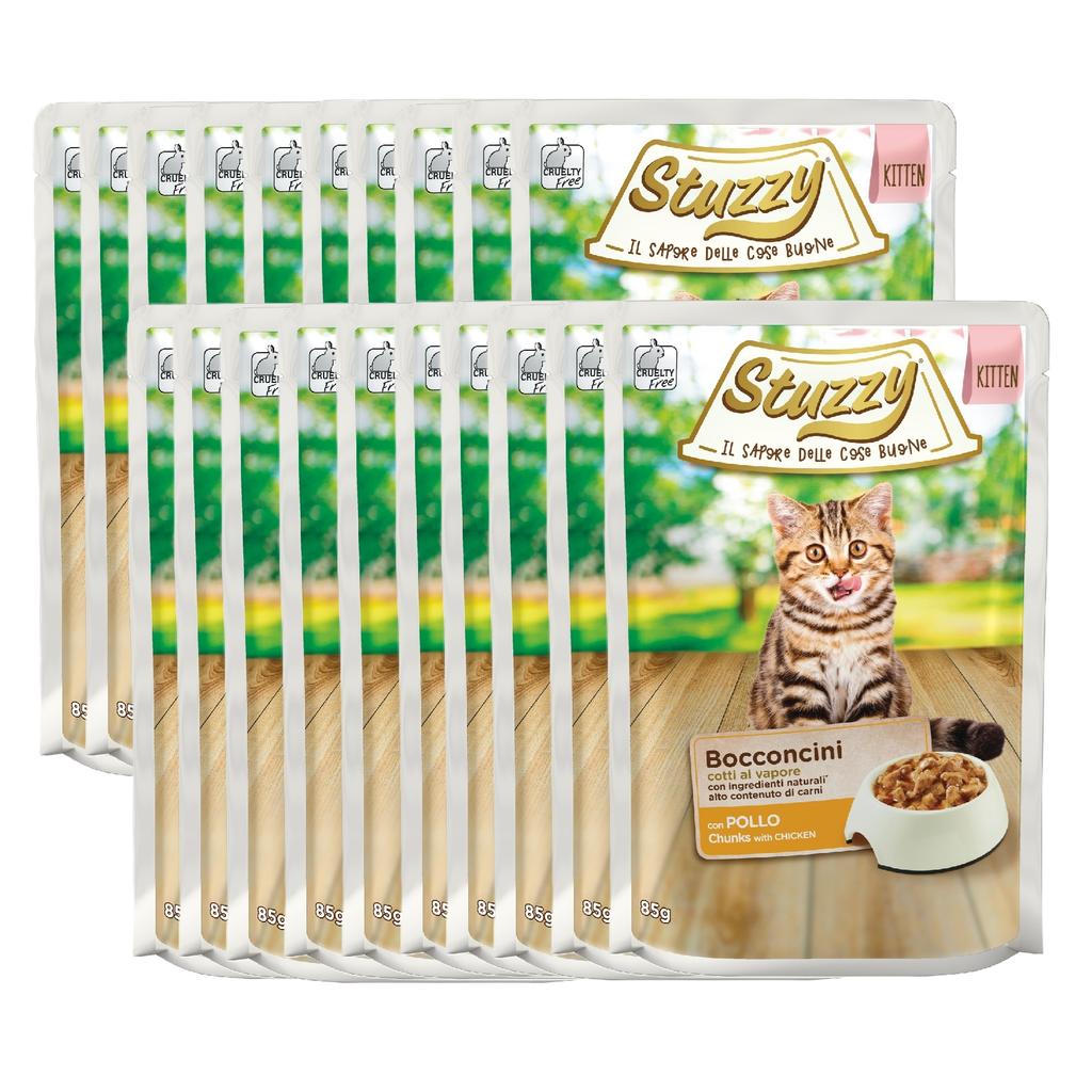 Stuzzy Bocconcini Wet Food For Kittens Turkey In Sauce 85G Sachet