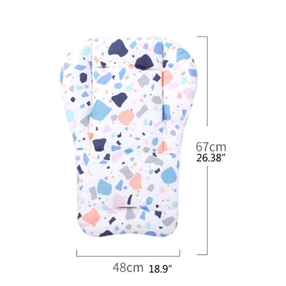 Cushion Cotton Fabric Baby Stroller Mat Pad Mat Highchair Cushion Pad Feeding Chair Cushion