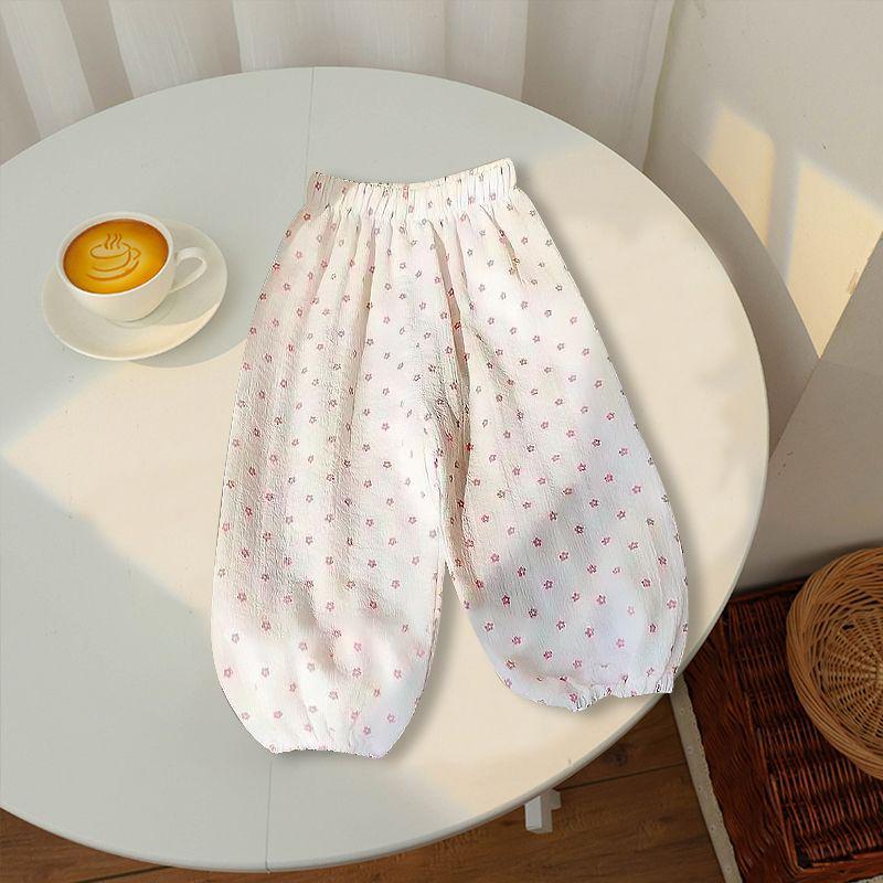 Trendy Summer Mosquito-Proof Lantern Pants for Boys and Girls - Lightweight, Fashionable, and Versatile.