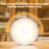 Human Body Induction Led Rechargeable Magnetic Matte Night Light Rechargeable Led Wireless Energy-Saving Body Induction Lamp 8LED, 3 Colors Change
