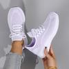 Spring And Autumn New Women'S Casual Lace-Up Sneakers, Comfortable, Breathable, Lightweight And Wear-Resistant Sports And Casual Shoes