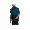 Adidas Neo Logo Print Zip-Up Stand Collar Sleeveless Vest Men Vests Blue HZ2435