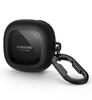 SURITCH Protective Case for Samsung Galaxy Buds 2 Shockproof Rugged Earphone Cover with Heavy Duty Carabiner Charging Case Black FE(2023)/Buds
