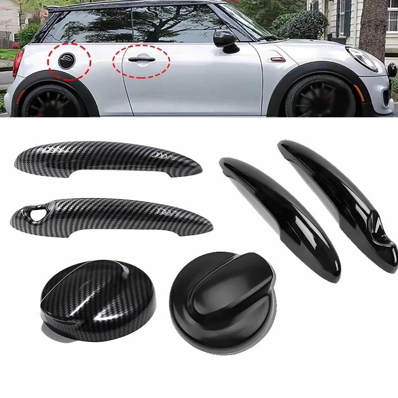 Door Handle And Fuel Tank Cap Cover For MINI Cooper S R50 R53 R55 Car Door Handle Replacement Auto Accessories Exterior Parts