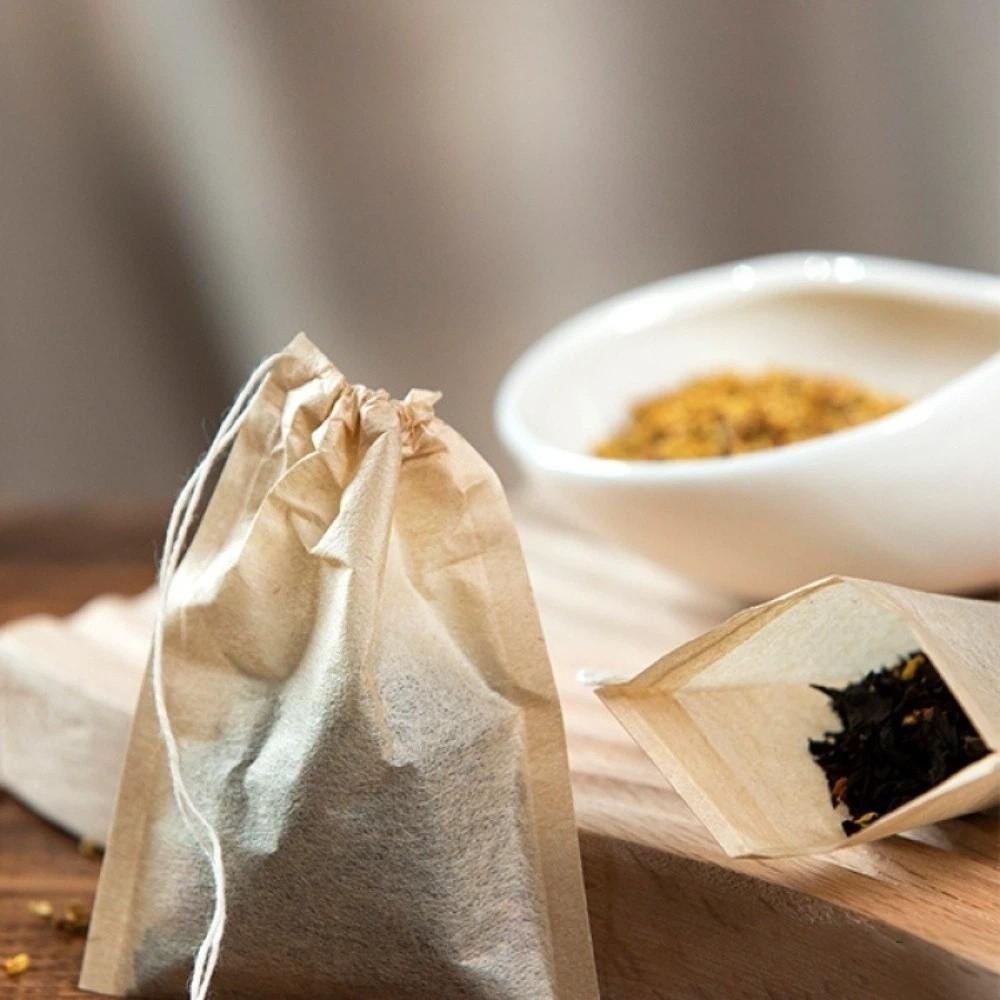 100 pieces/set Multi Functional Filter Paper Tea Bag Empty Tea Filter Bags Sachet Making