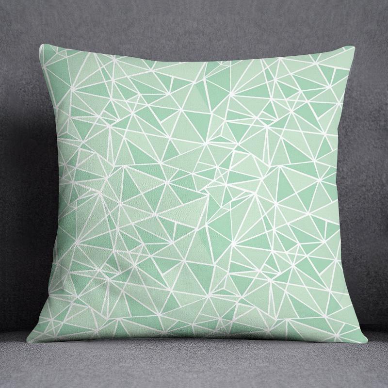 Подушка цвета свежей мяты зеленая подарочная для украшения дома и офиса, спальни, дивана, автомобиля, чехла для подушки