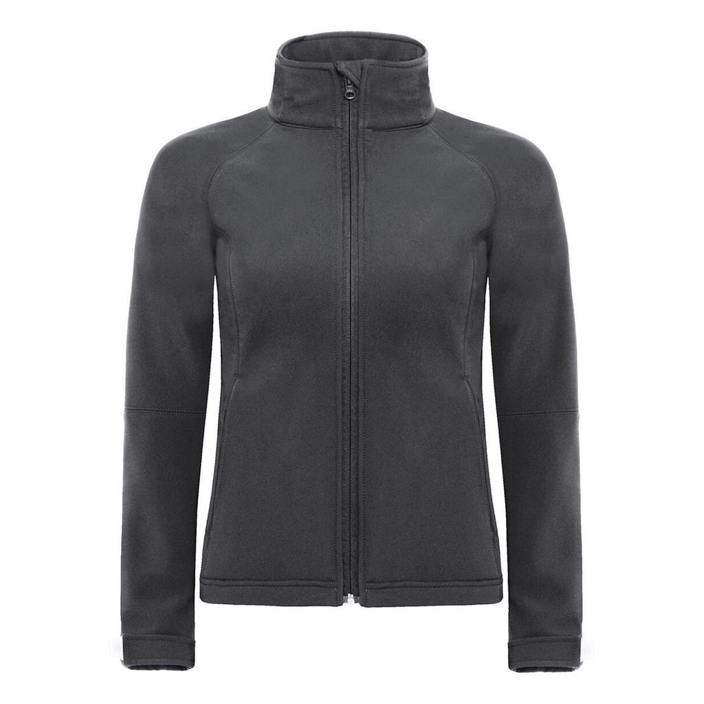 B&C Womens/Ladies Hooded Soft Shell Jacket