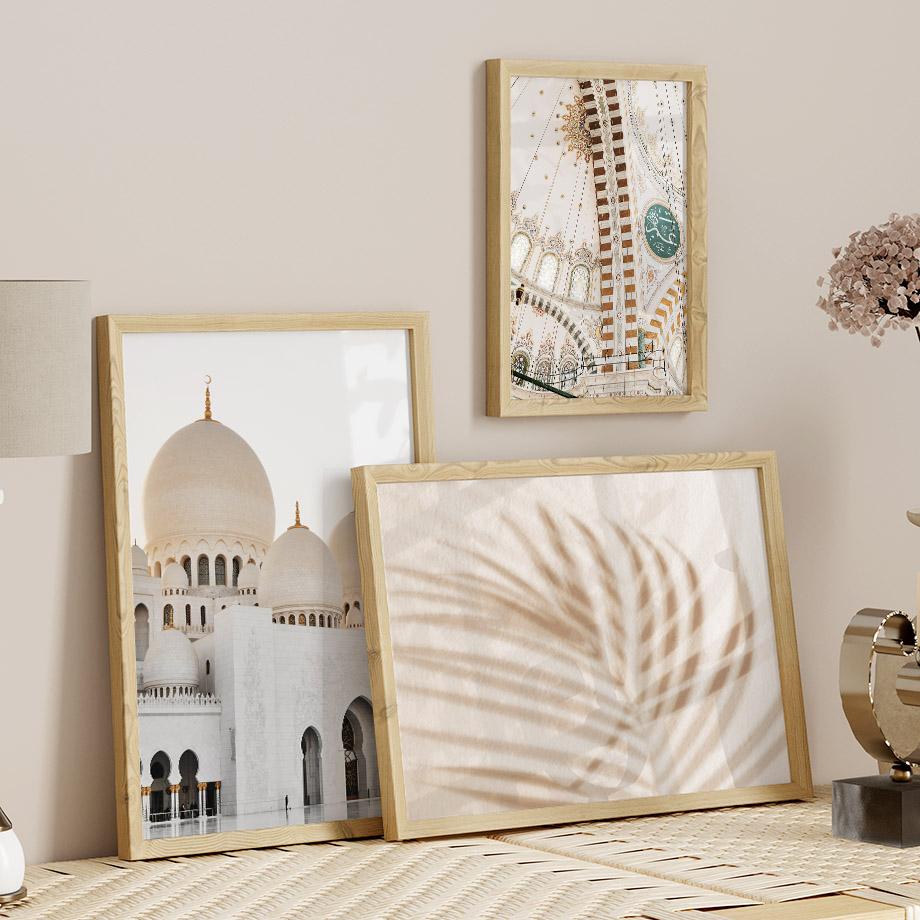 Arabian Palace Muslim Mosque Islamic Script East Gate Wall Art Print Canvas Painting Living Room Decor Poster And Home Picture