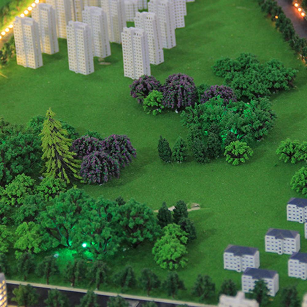 50pcs Trees Model DIY Green High Quality Landscape