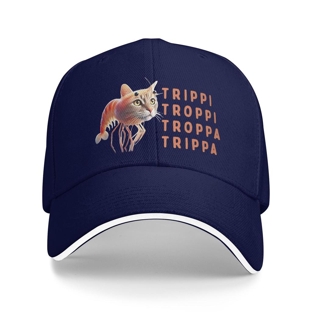 Кепка бейсболка Trippi Troppi Кот Уличный стиль Хип-хоп Кепки Летние Для пары Женские K-pop Рок Бейсболки