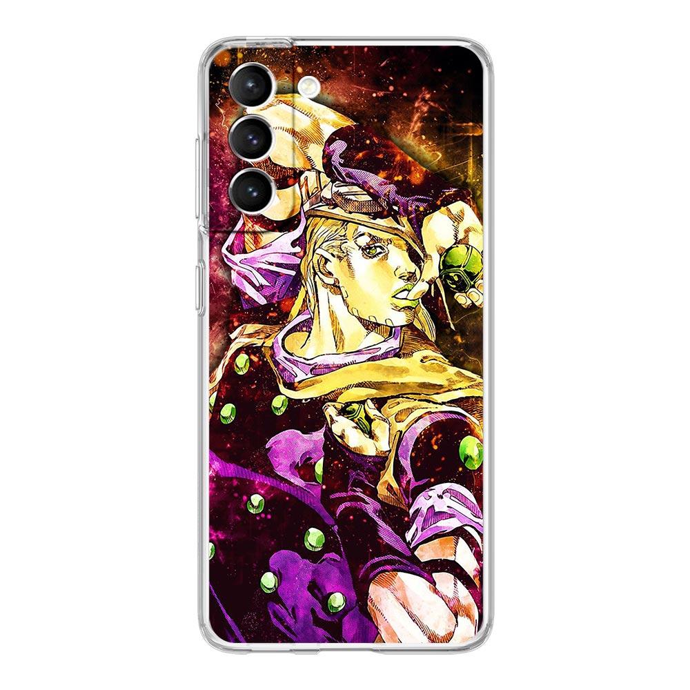Чехол для телефона Jojo Bizarre Adventure для Samsung Galaxy S22 5G S20 Ultra S21 FE 5G S10E S9 S8 S10 Plus Note 20 10, прозрачная задняя крышка