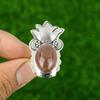 Sterling Silver Sunstone Gemstone Wedding Statement Sister Bezel Ring Jewelry