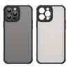 For iPhone 13 Pro Max Case Drop Proof Airbags Frosted Translucent PC+TPU Phone Back Cover