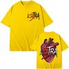 Hot Sale Rapper Luar La L Merch T Shirt Music Album L3TRA Double Sided Print Tshirt Men Women Clothing Fashion Hip Hop Tshirts