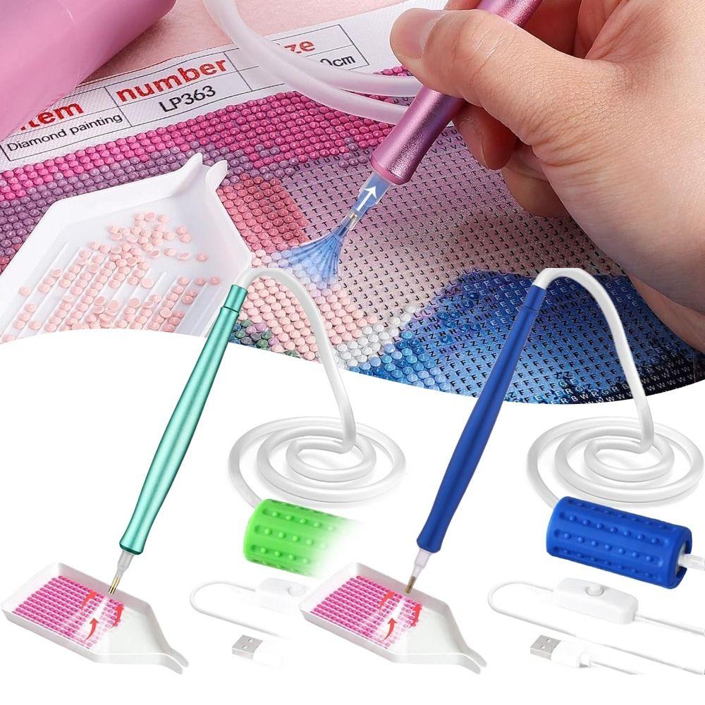 Инструмент для рукоделия своими руками Электрический алмазный всасывающий инструмент Всасывающая насадка Инструмент для сверления для 5D Алмазной живописи