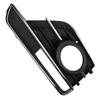 Headlight Bezel Fog Light Grill Wear Resistant Design Sleek Black Silver Finish Direct Replacement Part Robust Protective Cover