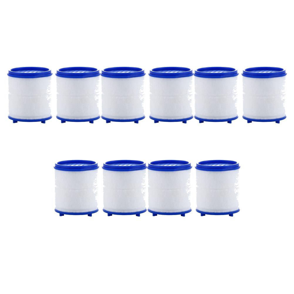 40-2 шт. Фильтрующий элемент для водопроводной воды, удаляет хлор, тяжелые металлы, фильтрует душевую насадку, очищает ванну, смягчает жесткую воду