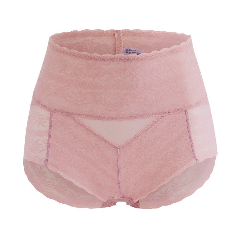 Flarixa Женские сексуальные кружевные трусики с высокой талией, трусы с контролем живота, цветочная перспектива, нижнее белье, женские полые прозрачные трусы