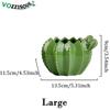 NEW Creative Ceramic Cactus Bonsai Pots Indoor Decorative Plant Pot Garden Succulent Flowerpot Home Balcony Green Clay Planter