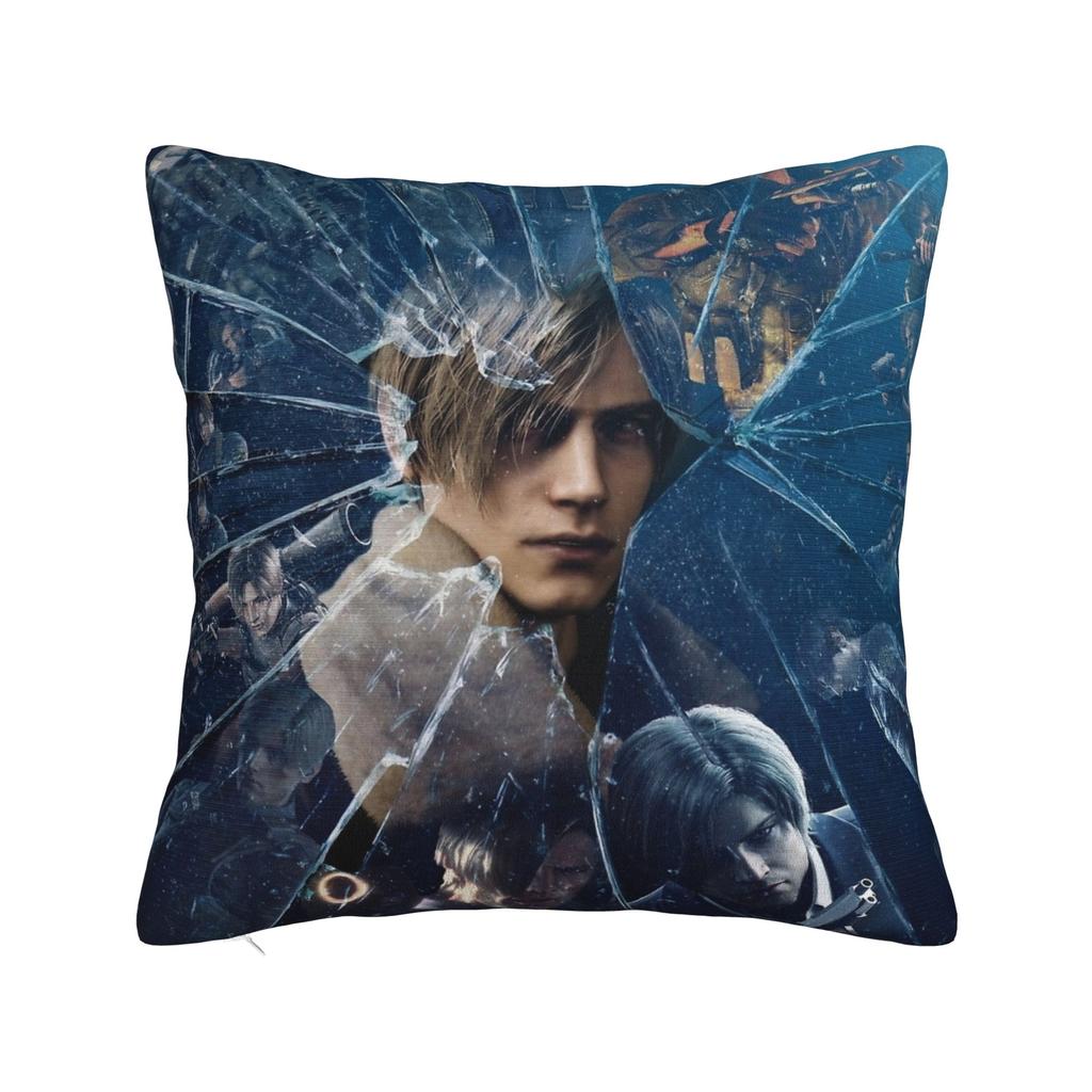 Наволочка для подушки Leon Kennedy Babygirl Мягкая ткань Чехол для подушки Декоративный Чехол для декоративной подушки Сиденье На молнии 40X40см