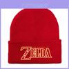 Вязаная акриловая шапка-бини с принтом The Legend Of Zelda и ушками, зимние игровые аксессуары для взрослых