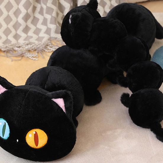 Изысканная плюшевая подушка с животными, уютный сенсорный котенок, плюшевый компаньон, плюшевая подушка-кукла с животными, мягкая игрушка