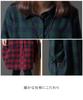 Plaid One Shirt For Going Going Lounge Lounge Everyday Work Asian Pattern Tunic Length Commuting To School Red Red [unifiss] Shirt, Pattern, Piece,