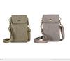 Arlgseln Universal Retro Canvas Buckle Wallet Crossbody Strap Hanging Storage for 4.7-7.2 Inch Mobile Phone Bag Pouch