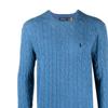 Polo Ralph Lauren FW22 Solid Logo Crew Neck Knit Cashmere свитер мужской свитер синий 710876762-008