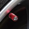 Cup Holders Badge Car Wheel Valve Caps Tire Dust Cover 3D Metal Auto Valve For Volkswagen VW Jetta MK4 TSI Rline TDI MK7 Golf6 7