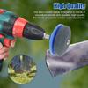 4/8PCS Lawn Mower Sharpene Hand Drill Driver Rotary Grindstone Corundum Blade Grinder Double-layer Grinding Wheel