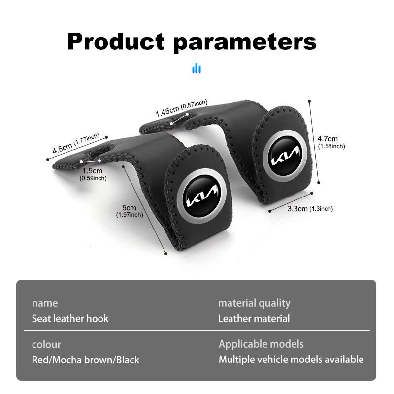 AQK4  For KIA Car Headrest Hanger Hook Seat Back Phone Holder Fastener Clip Ceed Sportage Rio K5 K2 Optima Cerato Venga Sedona