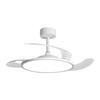 Ultra-thin Nordic Minimalist Eye-Protecting Bedroom Light with Full Spectrum, Silent High-Wind Chandelier Fan.