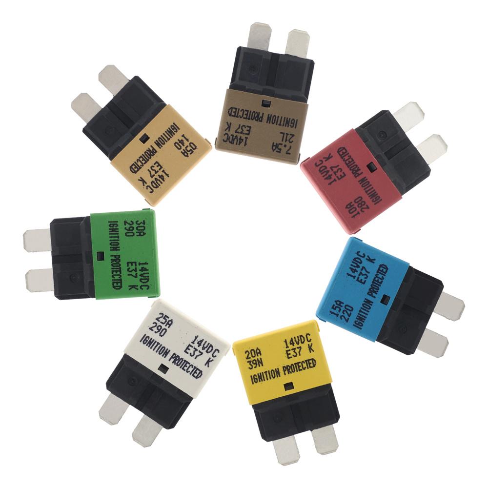 Automatic reset fuse + seat-10-piece set