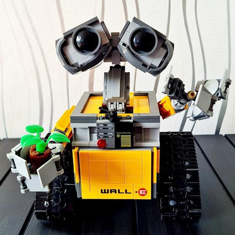687 Pieces Of Creative Wall E Robot Moc Building Blocks+21303+Diy Model Home Decoration Gift Toys+Suitable For Child