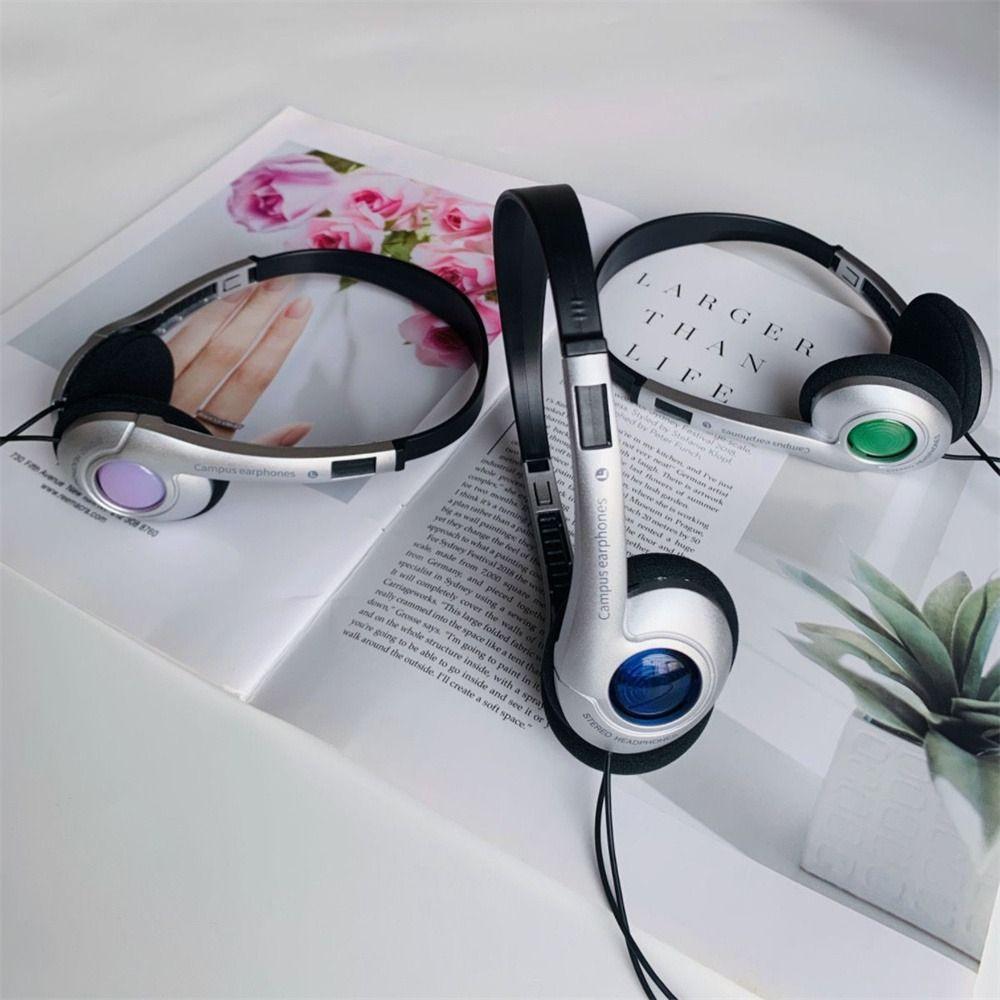 CD Fashion Retro Classic Headset Classic Y2K Wired Headphone On The Ear Earbud 3.5mm Type C Millennium Wind Vintage