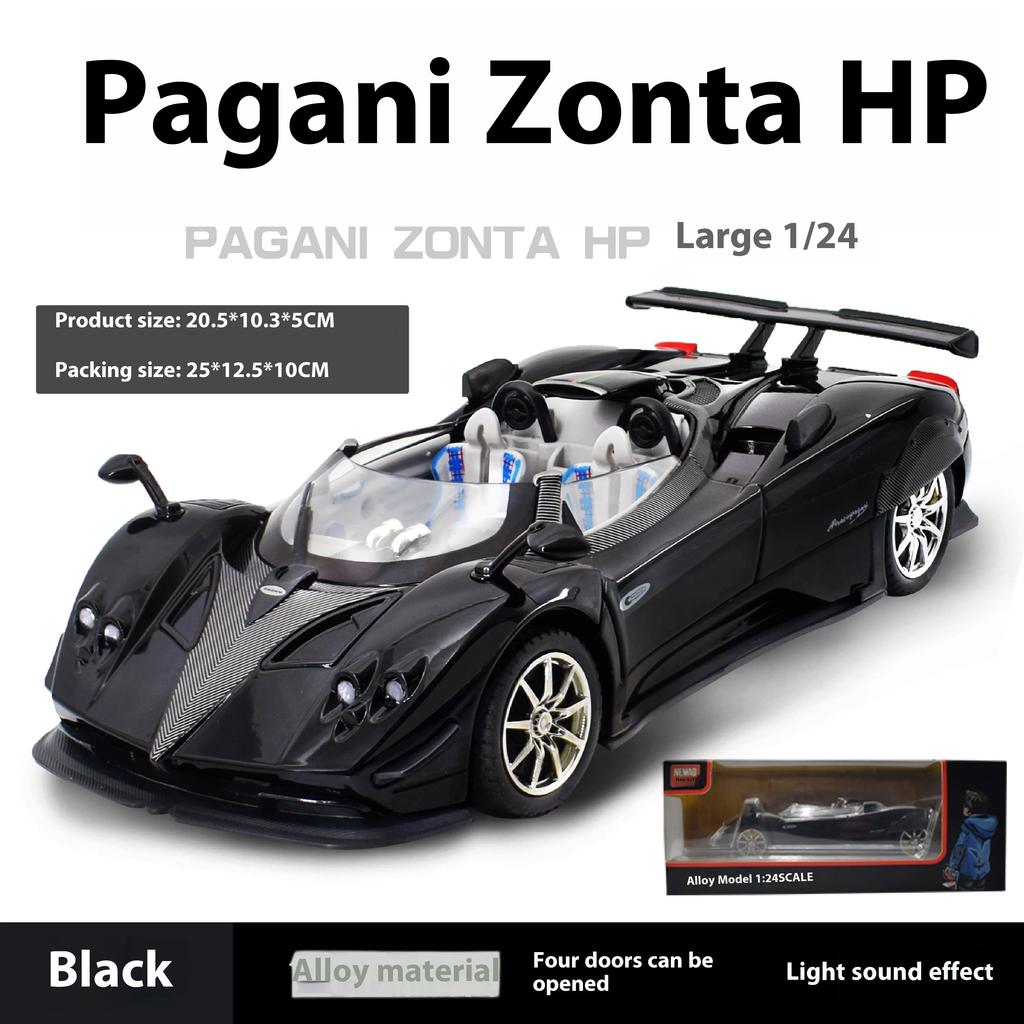 1/24 Pagani Zonda HP Barchetta Лимитированная серия кабриолет Суперкар Сплав Металл Литье под давлением Модель автомобиля Независимый DIY Дизайн Подарки