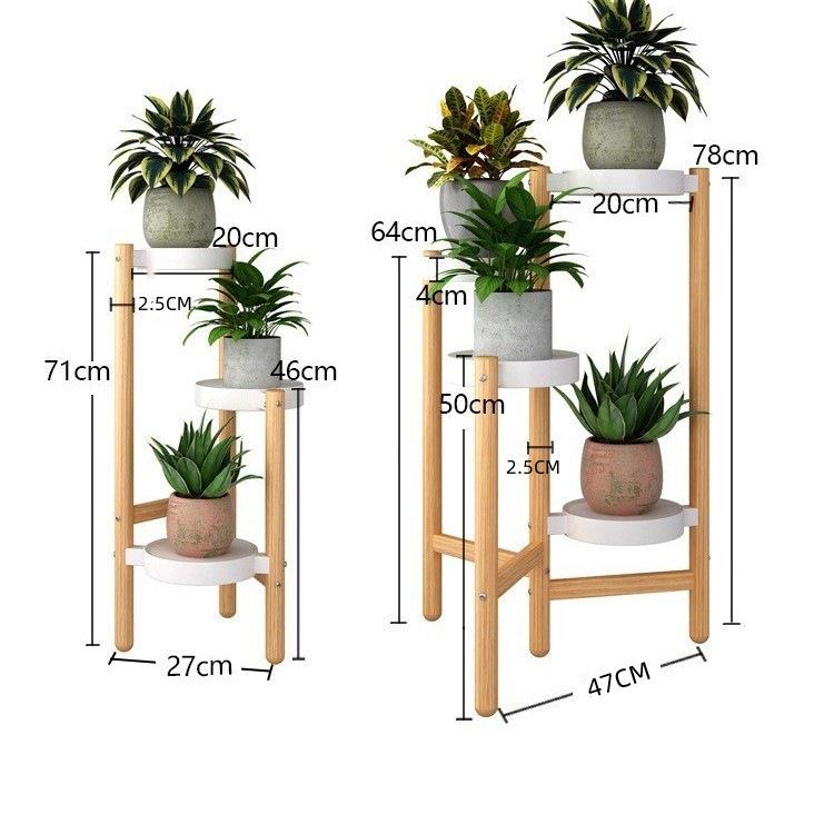 Modern Nordic Multi-Layer Indoor/Outdoor Flower Stand for Living Room or Balcony