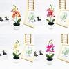 Simulated Phalaenopsis Potted Artificial Artificial Flower For Wedding Decor And Artistic Photography