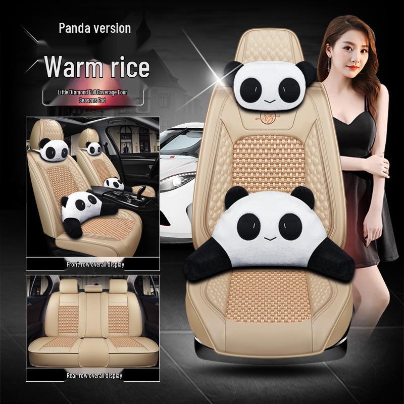 XDD Premium 9D Ice Silk Car Seat Cushion - All-Season Full Coverage Seat Cover