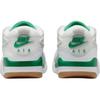 Jordan Air Jordan 4 Abrasion Resistant Low top Children's Basketball Shoes White Green FQ7938-103