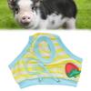 Pet Pigs Физиологические штаны Клубничный узор Свиньи Санитарное нижнее белье Многоразовые подгузники Желтый S