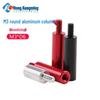 M3D6 Single-head Thread Isolation Post: Red/Black Aluminum Alloy Connecting Rod with Internal & External Threads