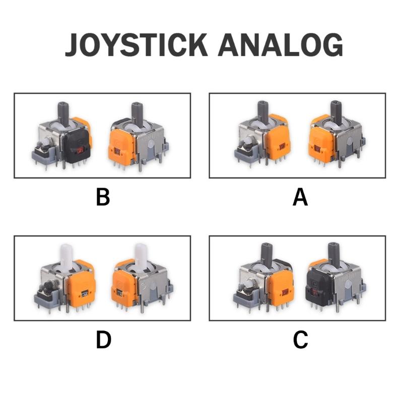 Analog Joysticks Repair Kit for Handheld Game Console Fixes Stick Drift, Broken, and Loose Joysticks