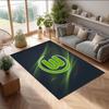 VfL Wolfsburg FC Soccer Football Pattern Soft Area Rug Non Slip Indoor Floor Carpet Sports Decor Mat for Bedroom