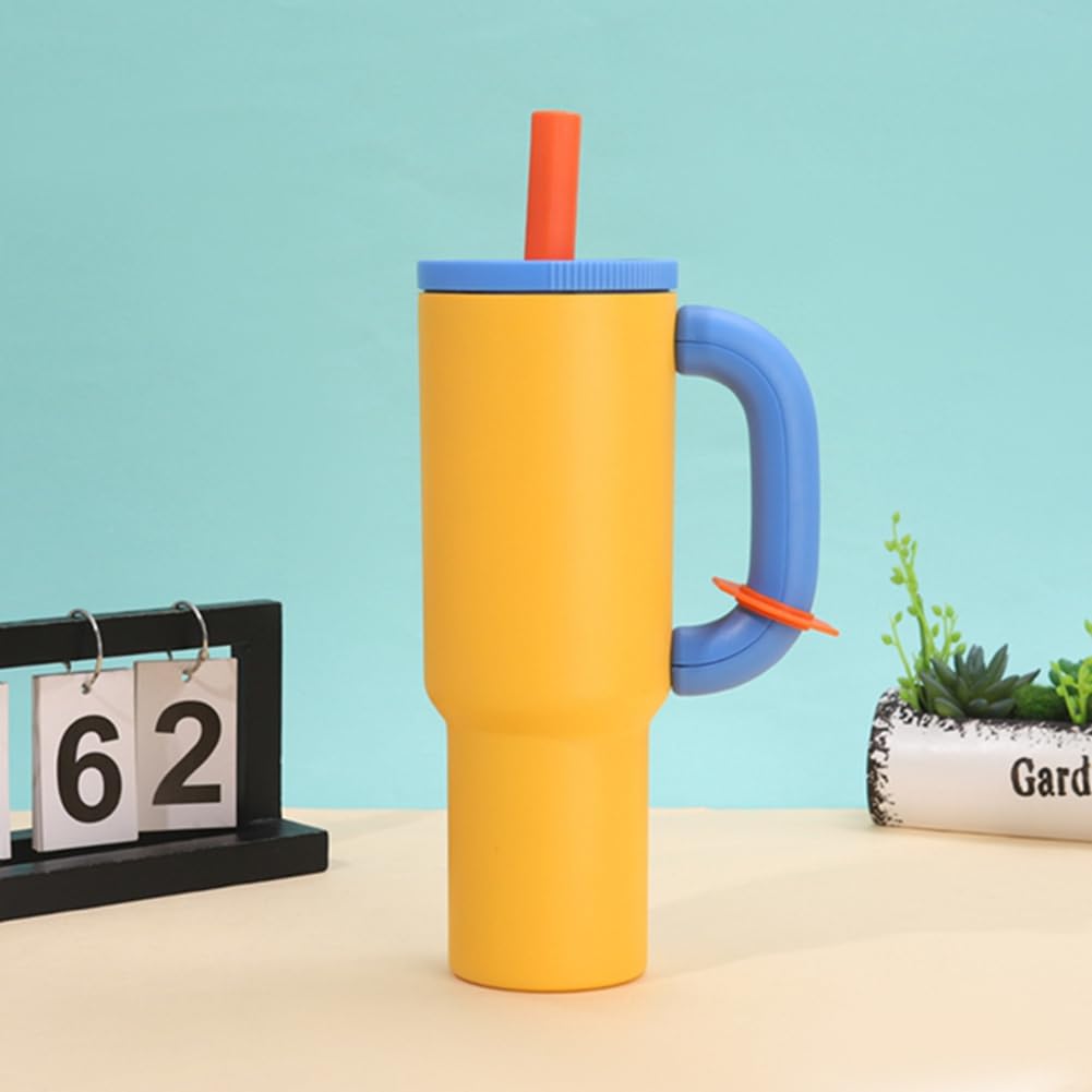 Кружка для кофе Haskoss Cold Brew, Стакан для льда, Бутылка для воды большого объема Chara Collabo, Термокружка, Тамблер и Кофейная кружка, Желтый